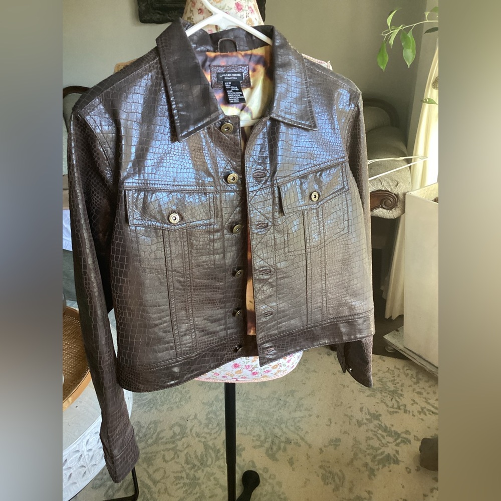 Jane Doe genuine leather jacket
